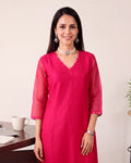 RANI SCALLOP KURTA SET
