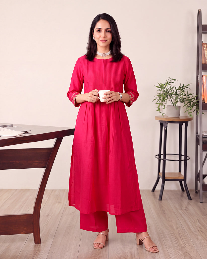 FLOURISH CHANDERI SET
