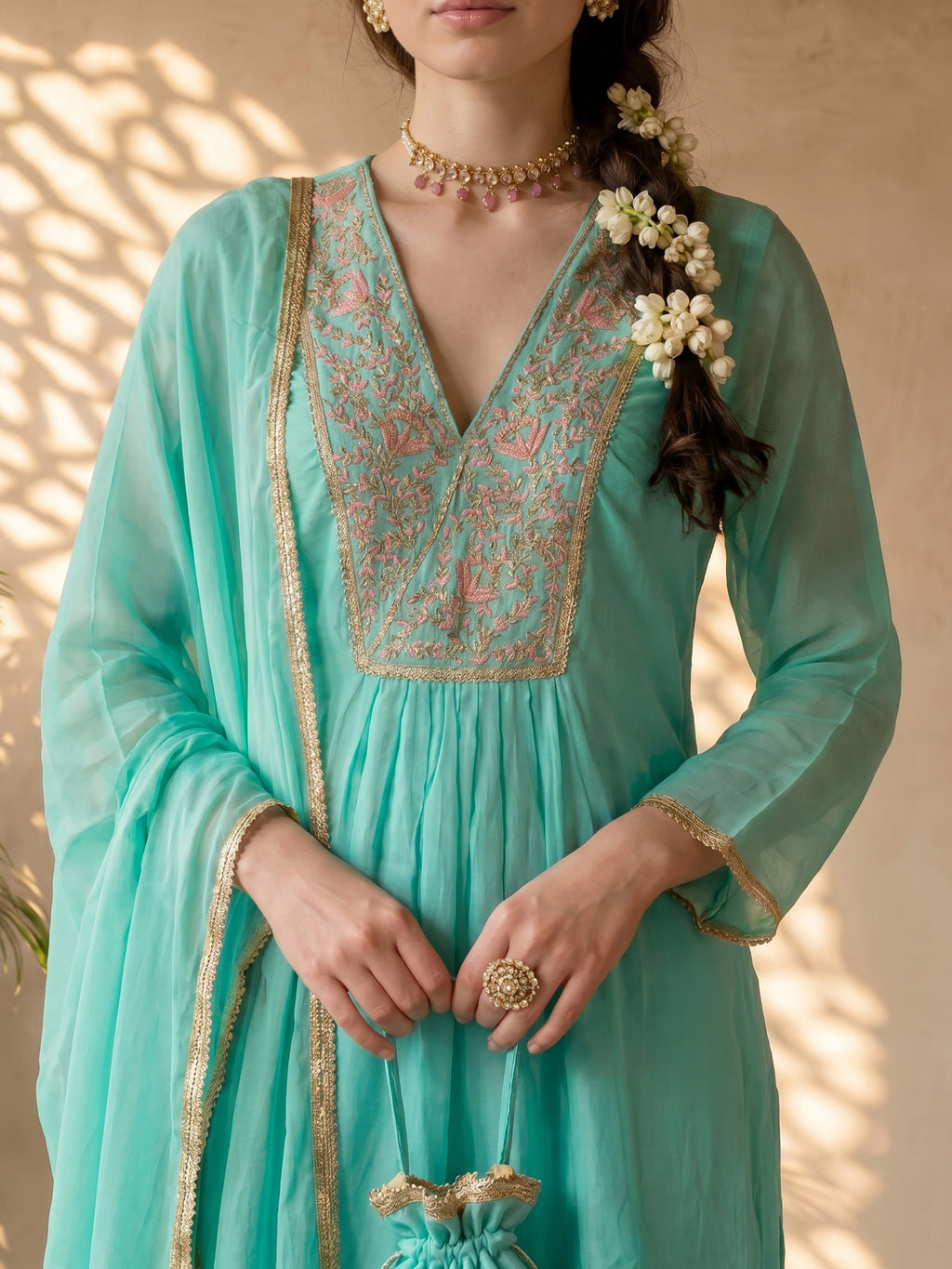THE EARTHEN GLEAM KURTA SET
