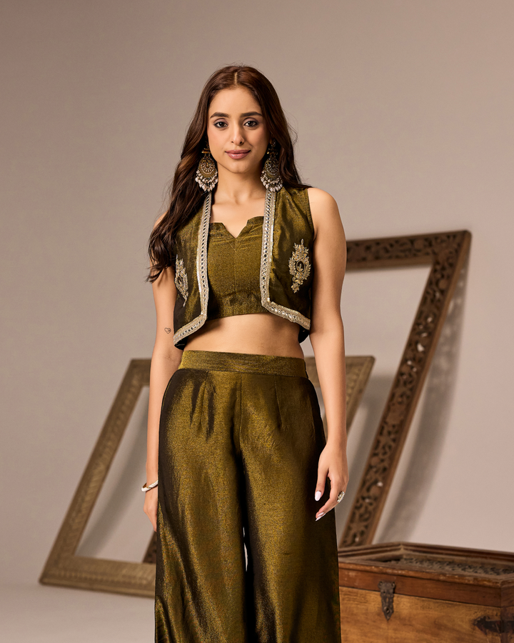 Black Tissue Co-ord Set