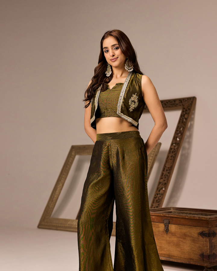 Black Tissue Co-ord Set