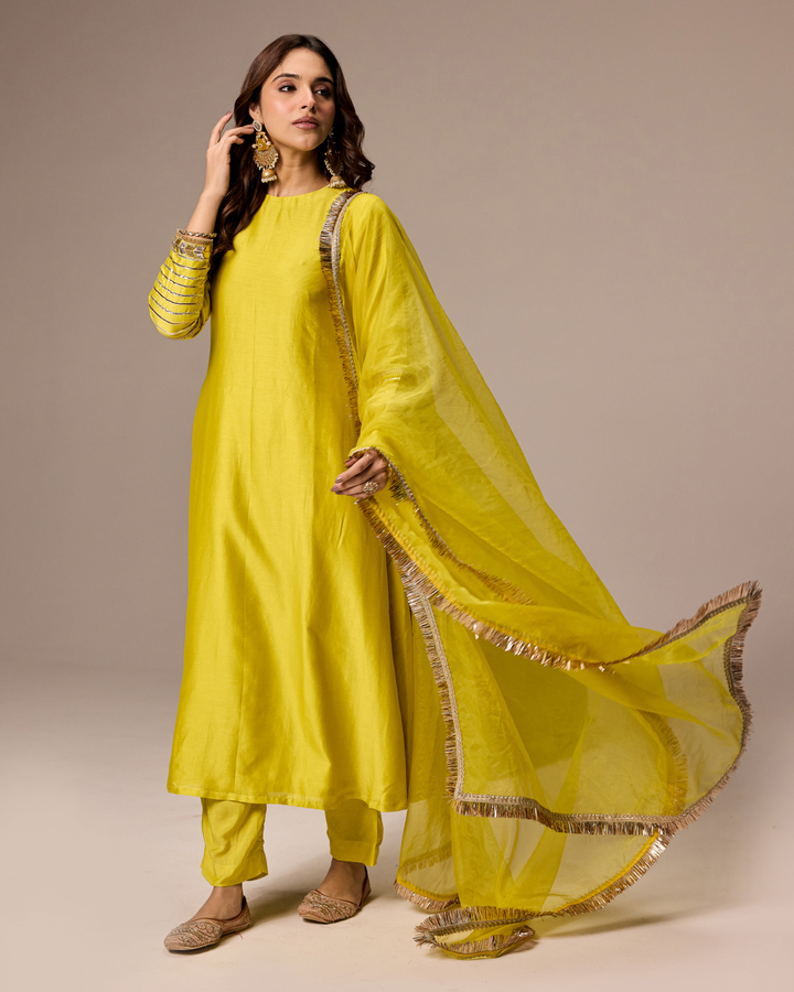 Yellow Mustard Suit Set