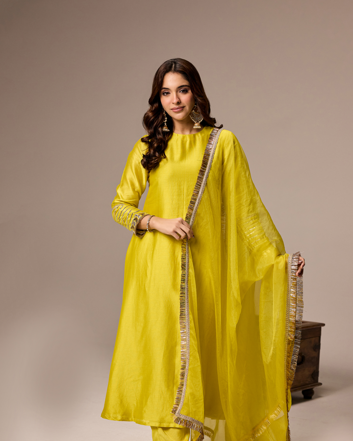 Yellow Mustard Suit Set