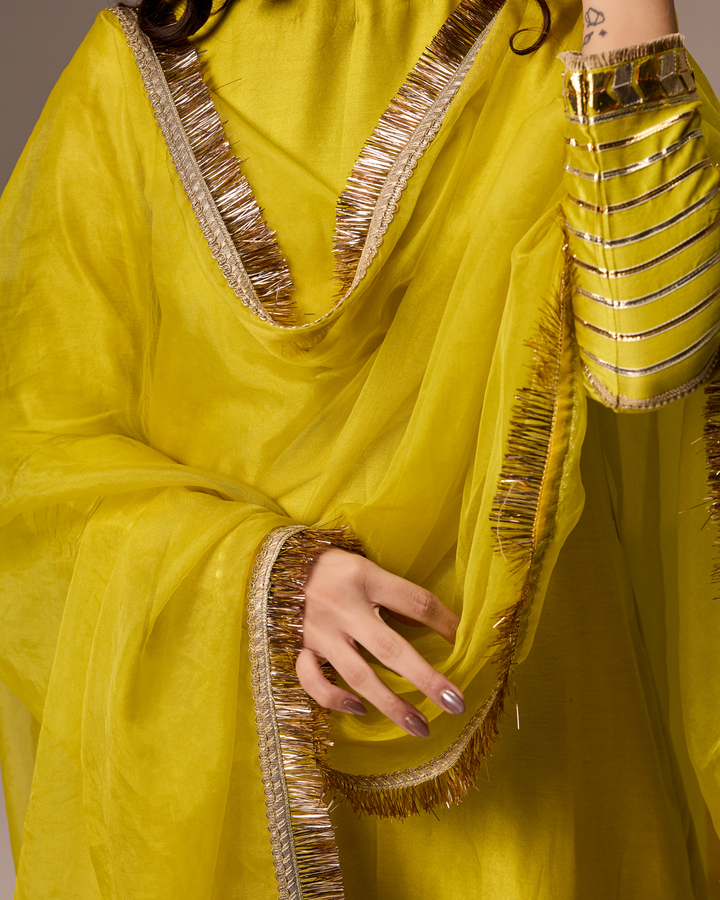Yellow Mustard Suit Set