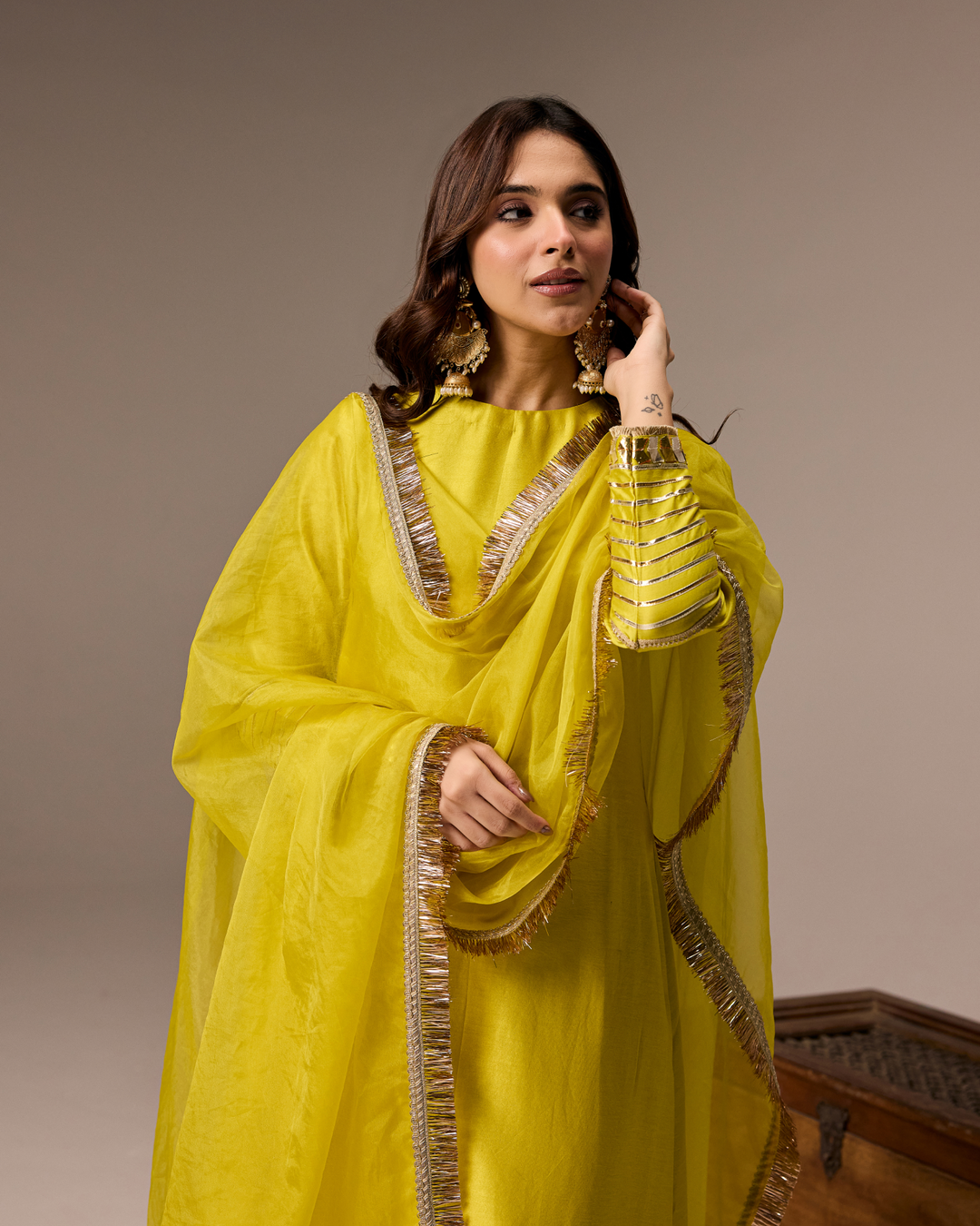 Yellow Mustard Suit Set
