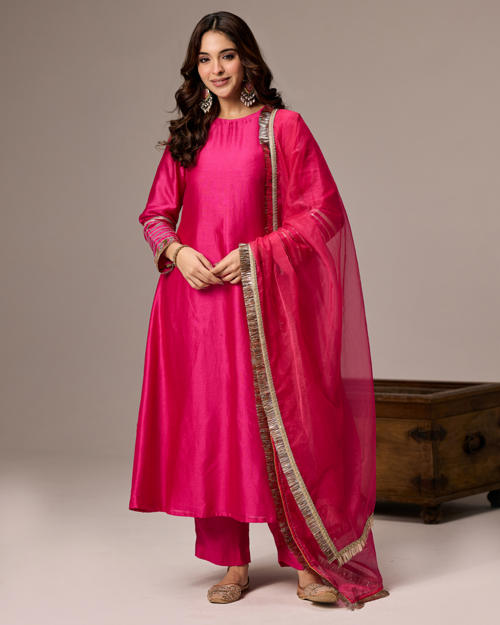 Rani Pink A-line Suit