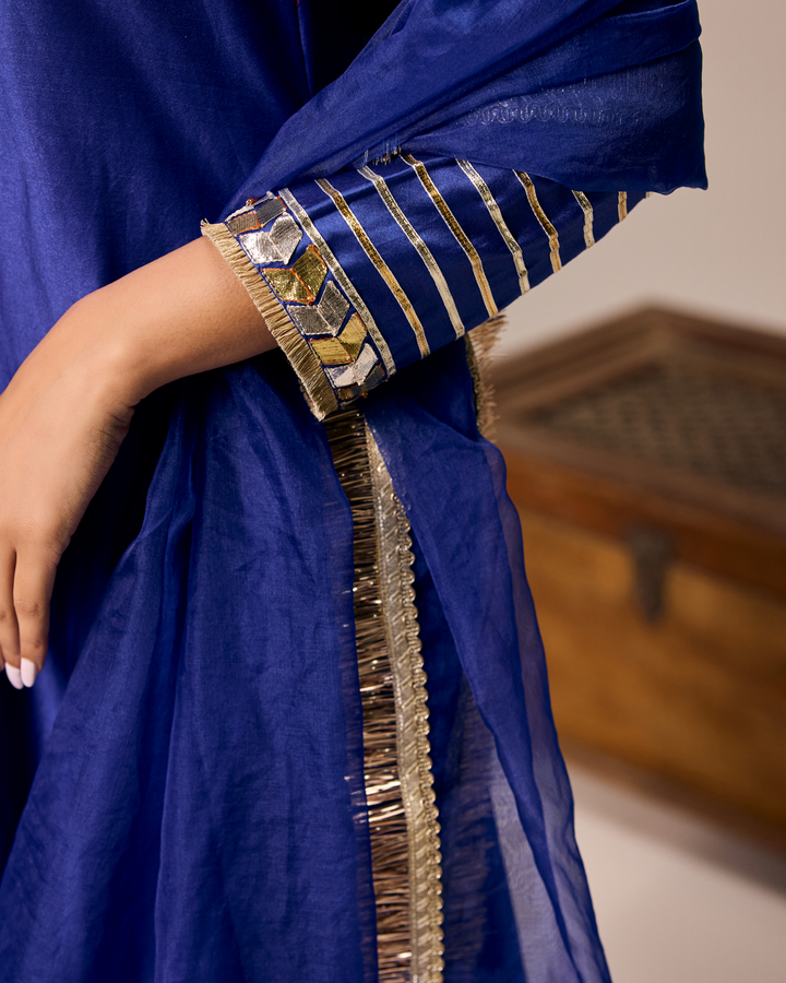 Royal Blue A-line Suit