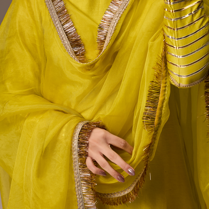 Yellow Mustard Suit Set