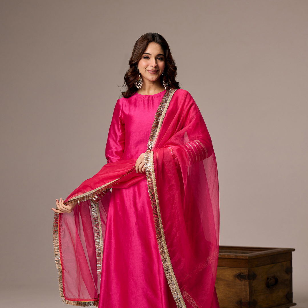 Rani Pink A-line Suit