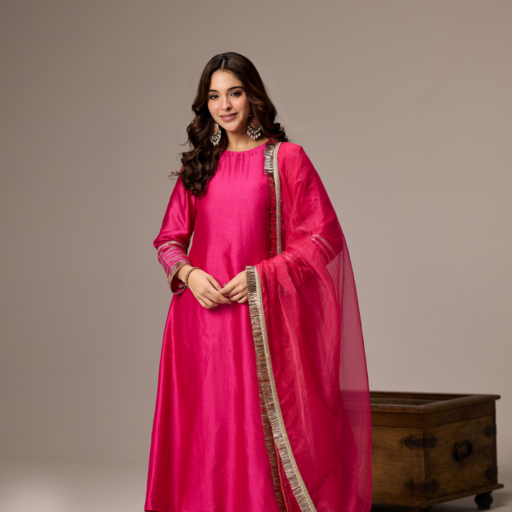 Rani Pink A-line Suit