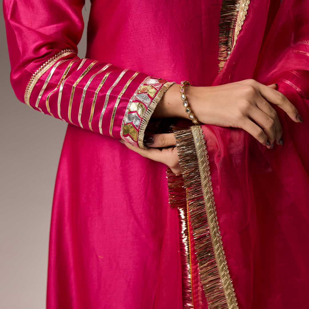 Rani Pink A-line Suit