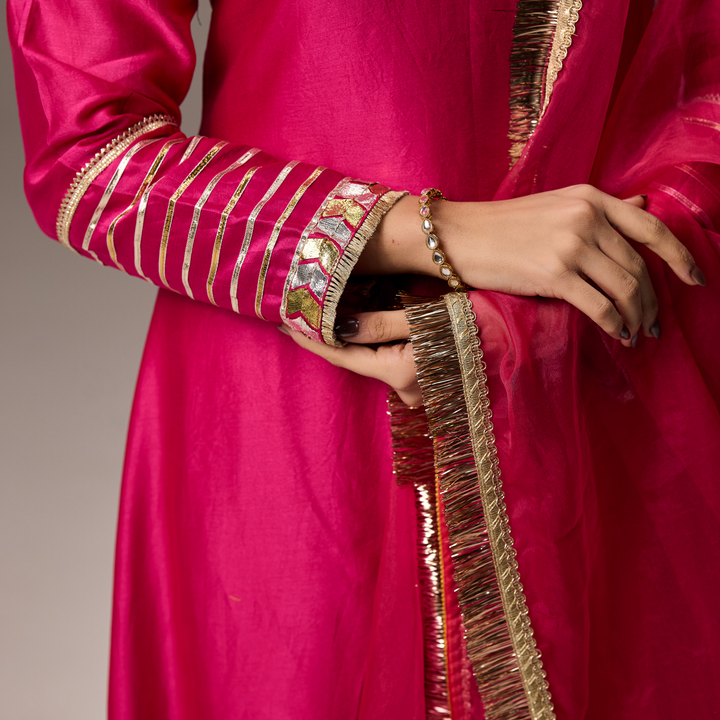 Rani Pink A-line Suit
