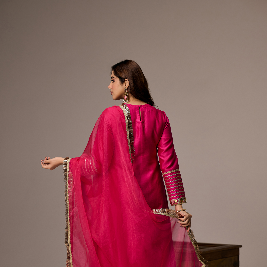 Rani Pink A-line Suit