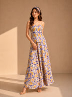 LAVENDER BLOOM STRAPLESS CO-ORD SET