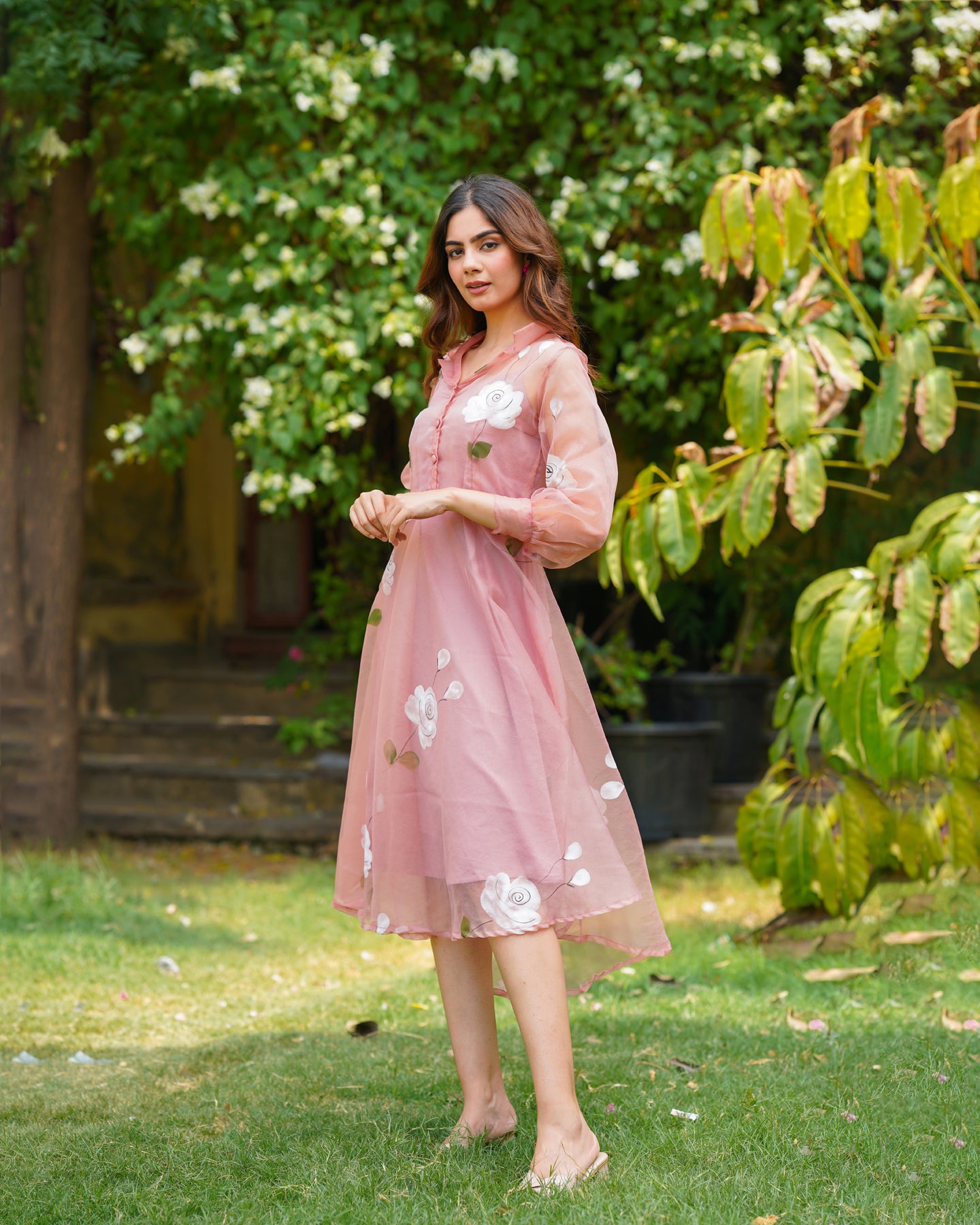 painted pink dresses Shop Latest Hand-painted Suits & Dresses @ Best price tagged "Pink" Ambraee