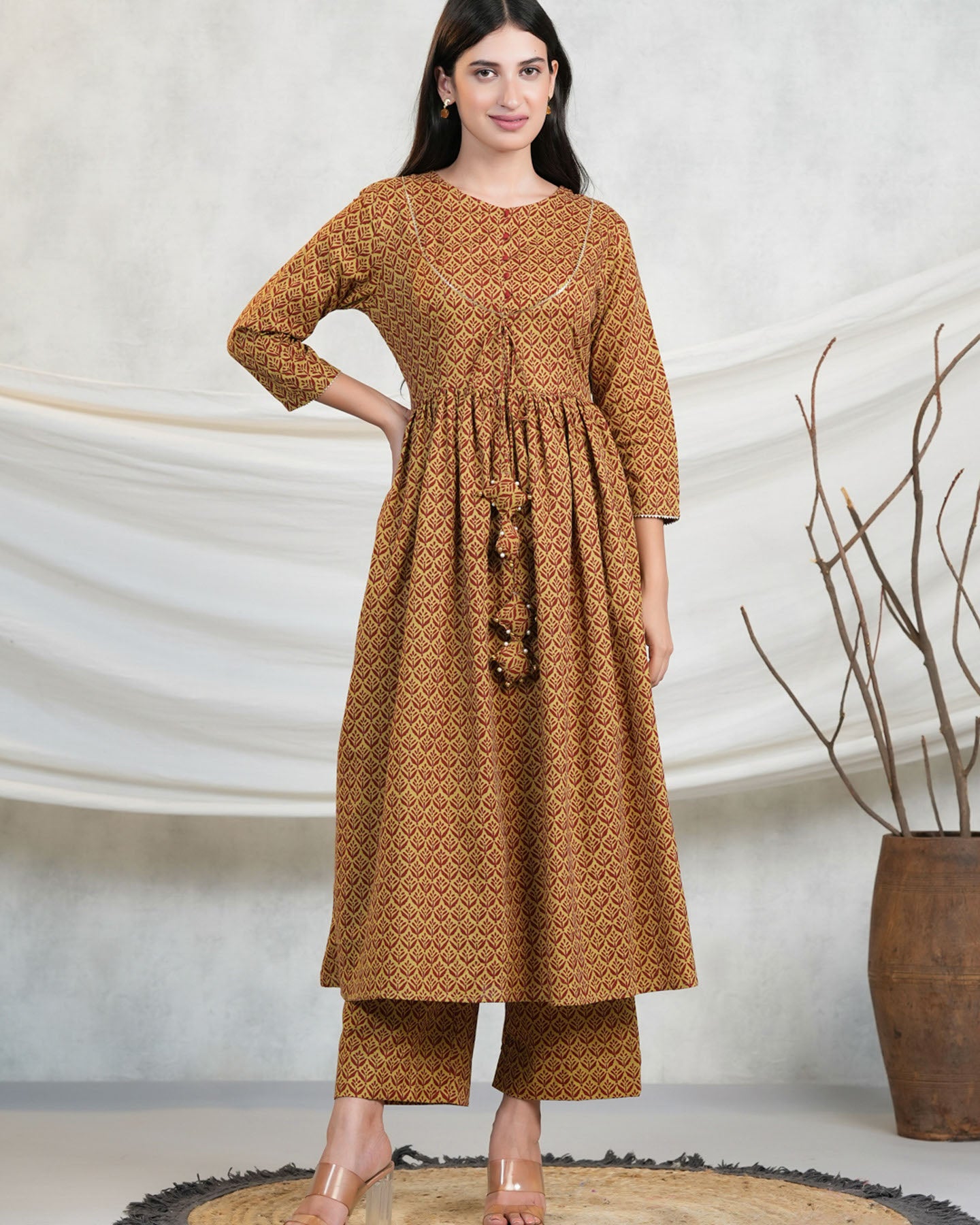 Daisy Block Suit Set