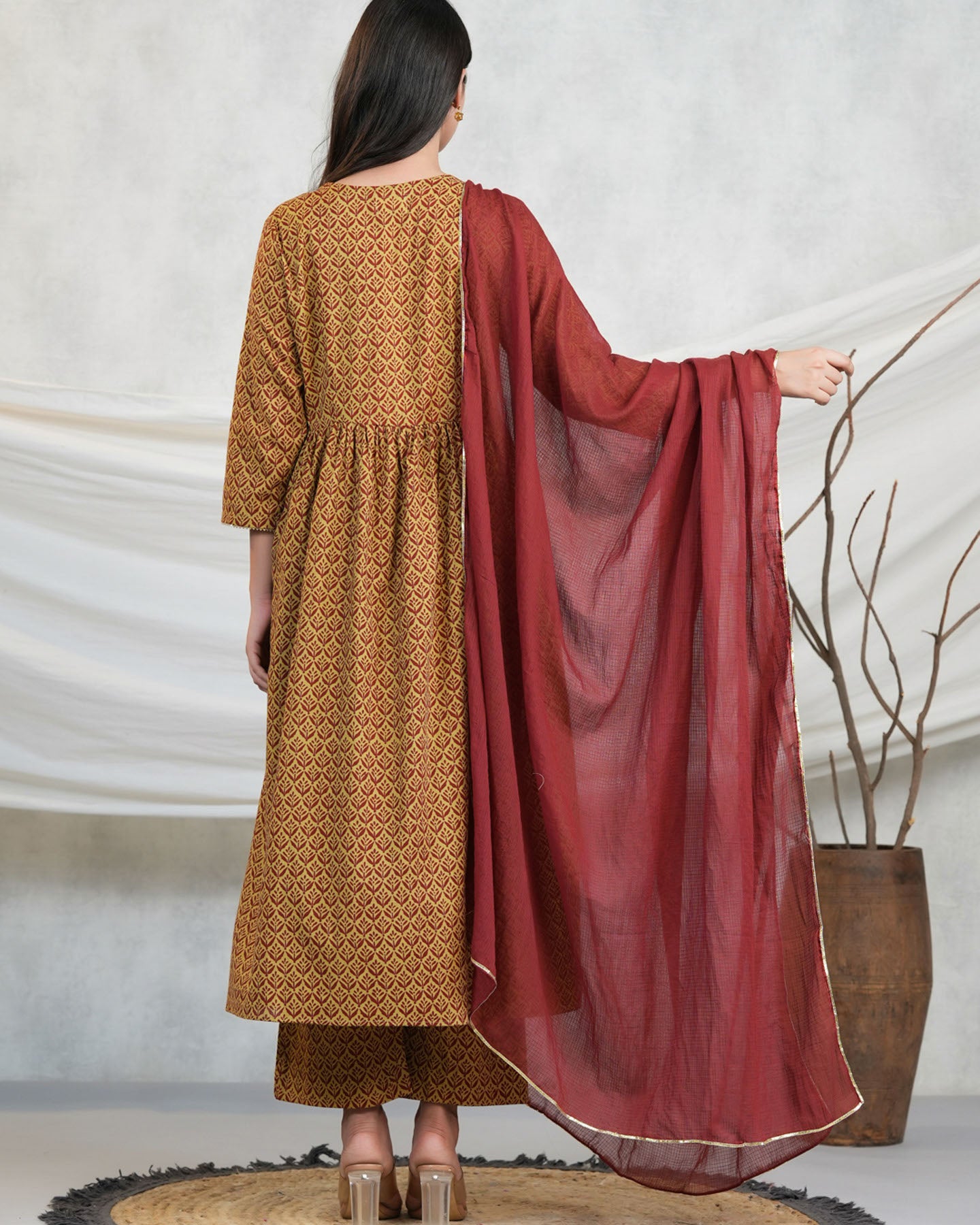 Daisy Block Suit Set