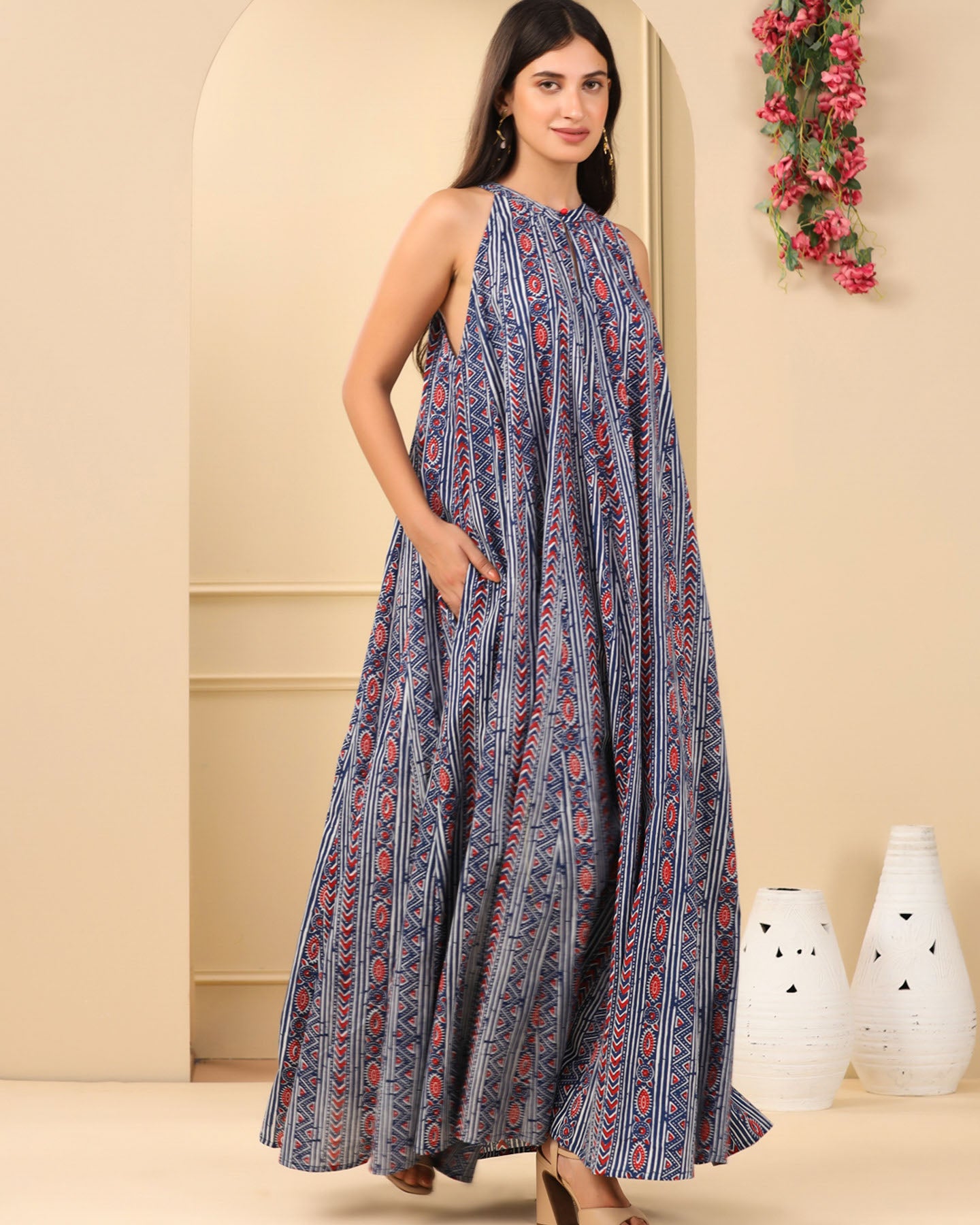 Navy Maxi Dress