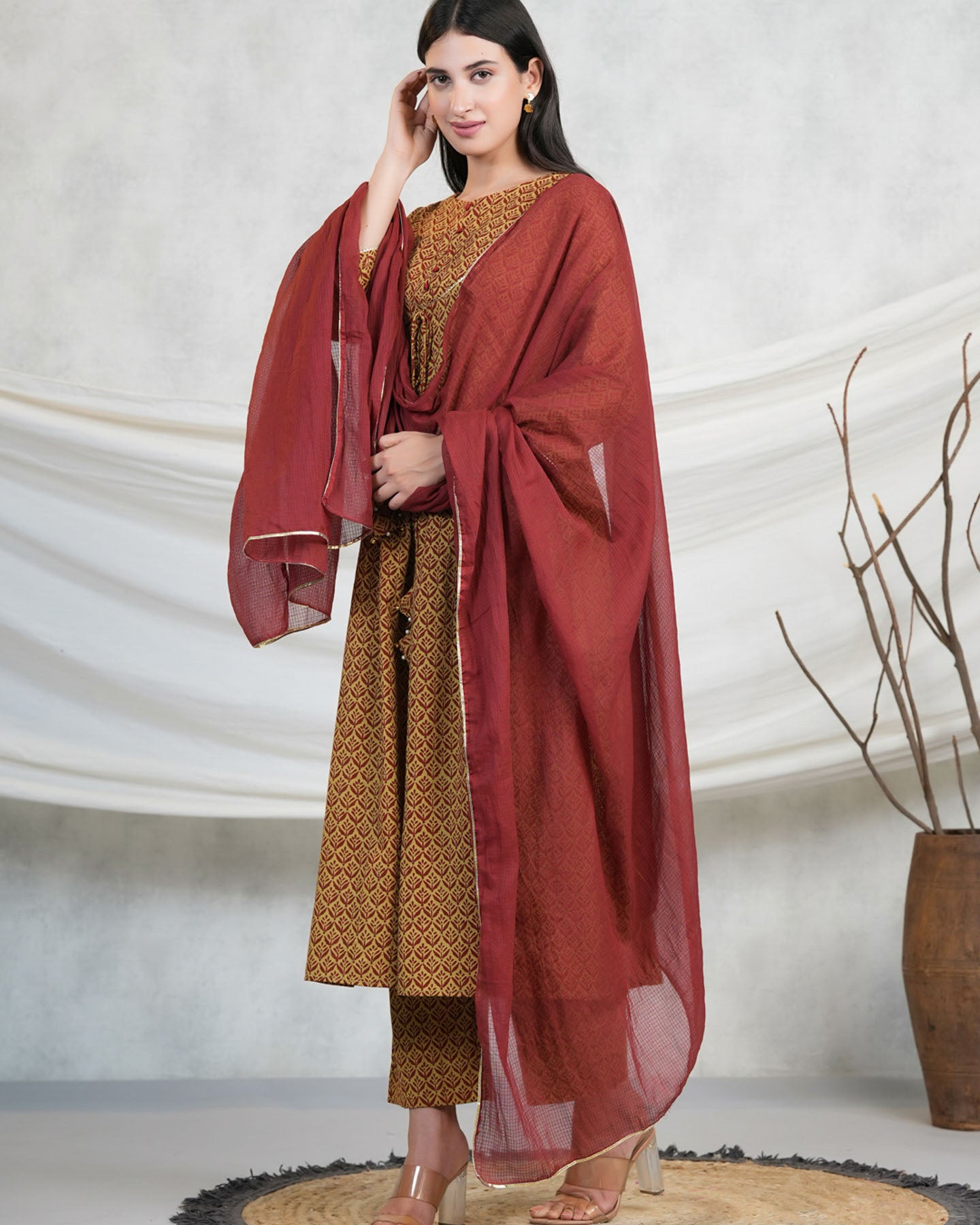 Daisy Block Suit Set