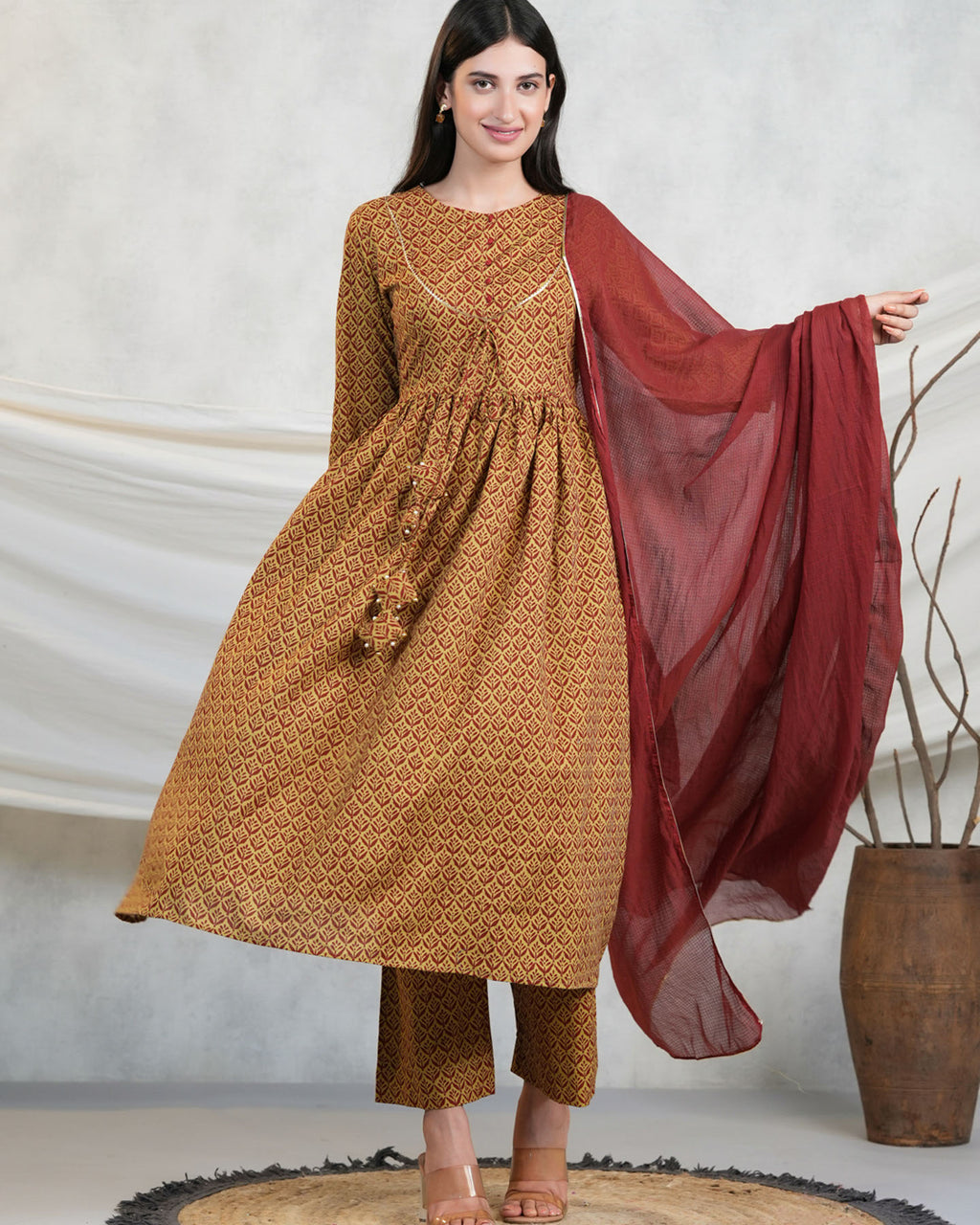 Daisy Block Suit Set