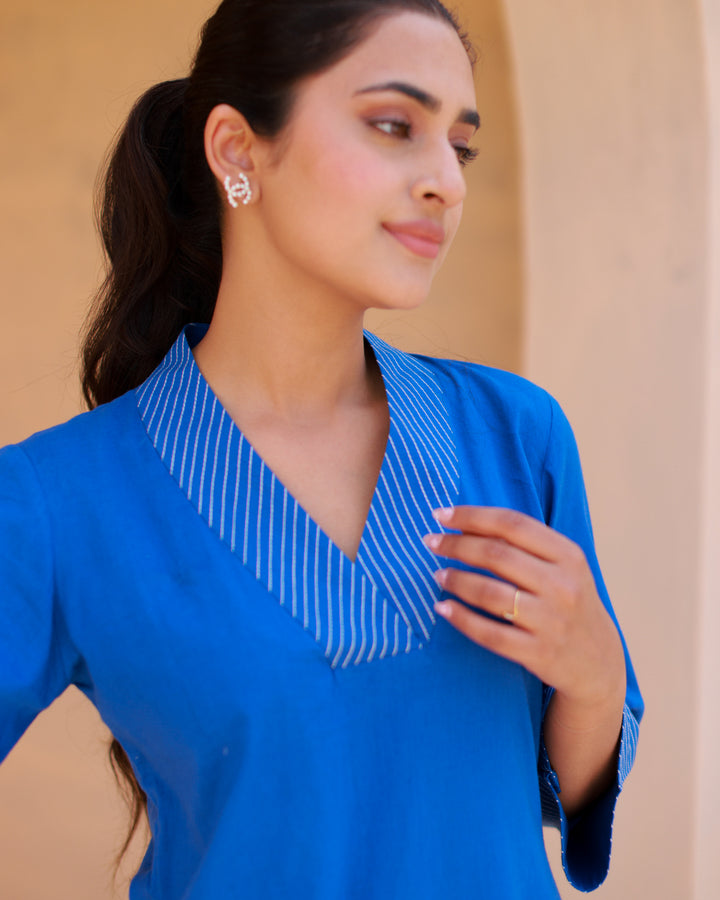 Essential Blue Kurta Set