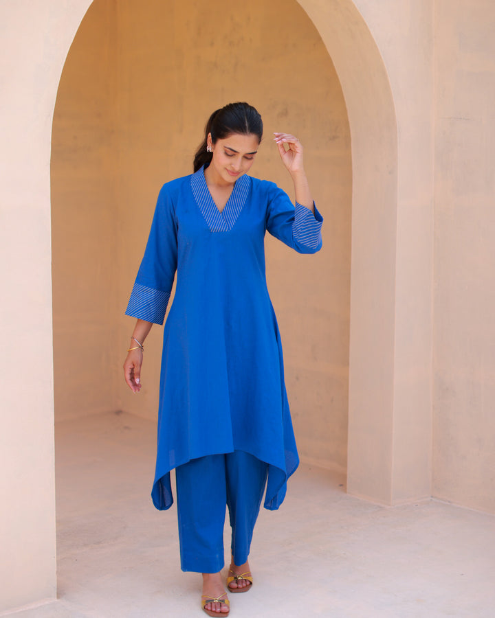 Essential Blue Kurta Set