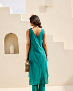 Green Basic Kurta Set