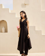 Black Basic Kurta Set