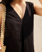 Black Basic Kurta Set