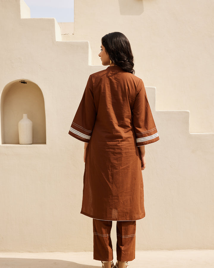 Timeless Brown Kurta Set