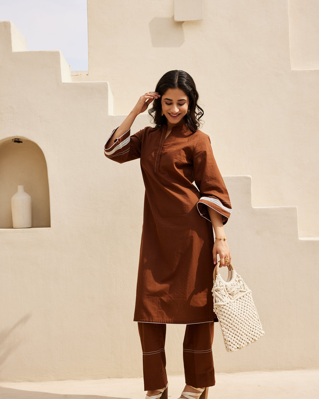 Timeless Brown Kurta Set