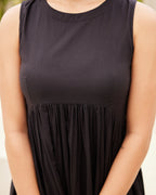 Black Tiered Maxi Dress
