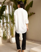 White Essential Linen Shirt