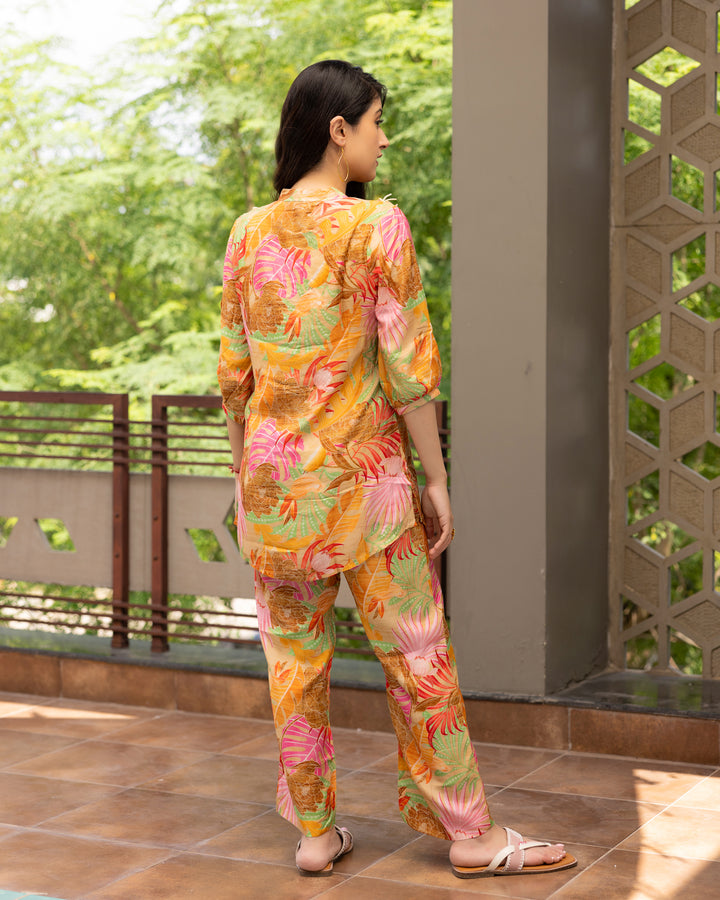 Tropical Mustard Co-ord Set