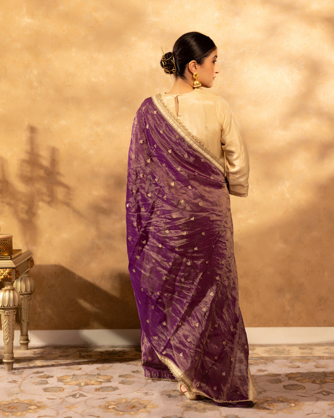 Golden Glow Chanderi Suit Set