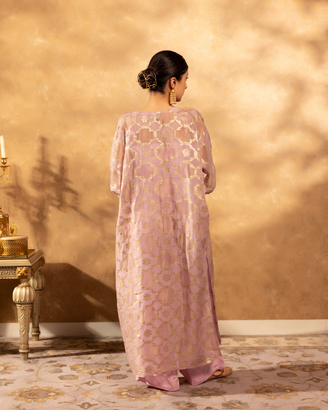 Lilac Luxe Kaftan Set