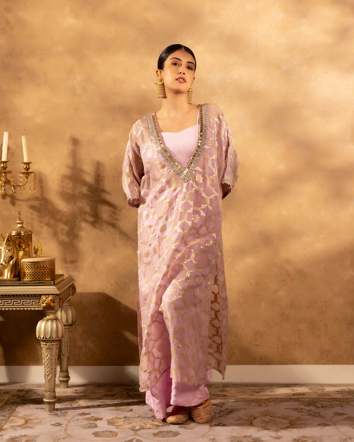 Lilac Luxe Kaftan Set