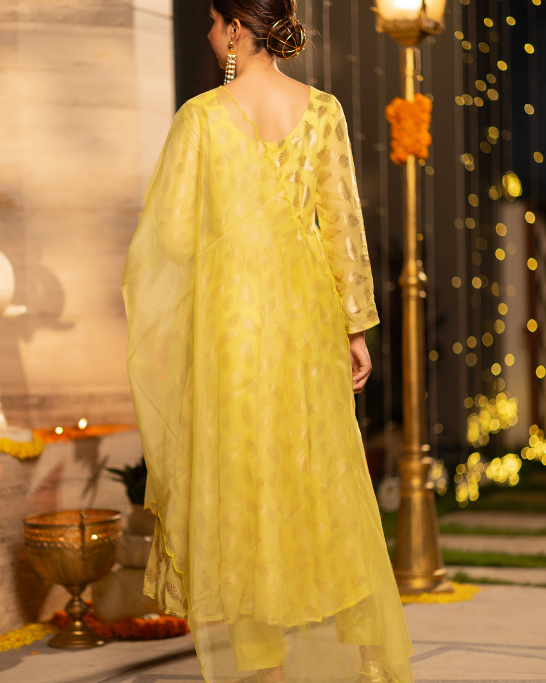 Radiant Yellow Anarkali Suit Set