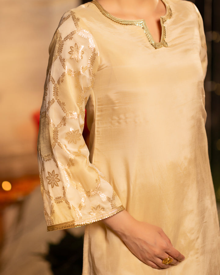 Golden Glow Kurta Set