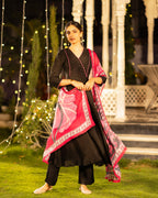 Black Umbrella Suit Set