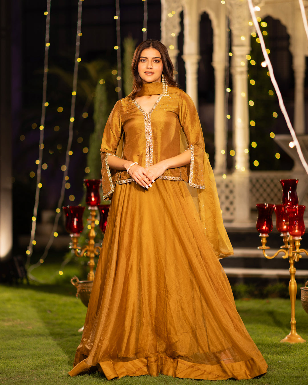 Golden Hour Jacket Lehenga Set