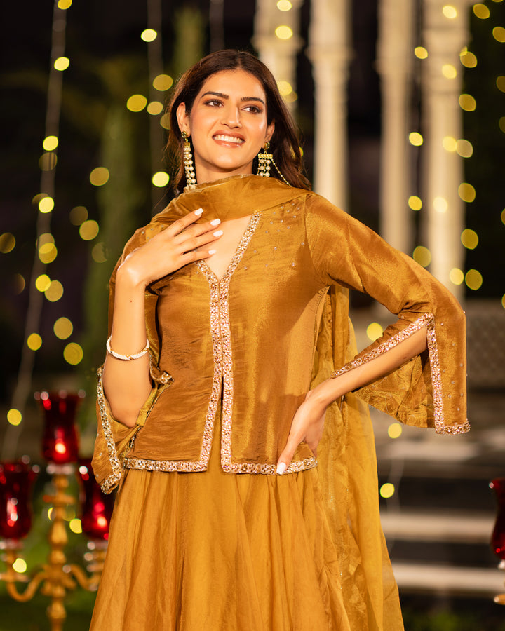 Golden Hour Jacket Lehenga Set