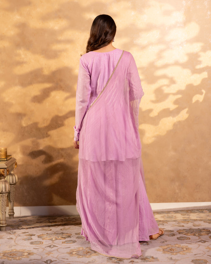 Lavender Dream Sharara Suit Set