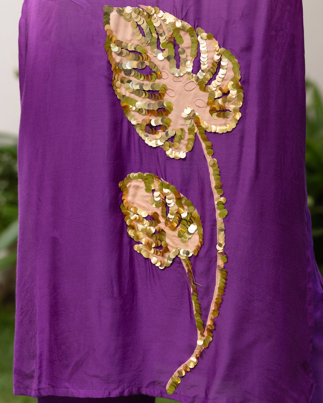 Purple Ombre Kurta Set