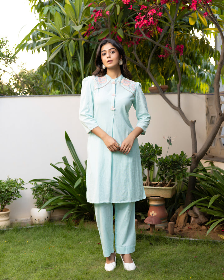 Sky Serenity Kurta Set