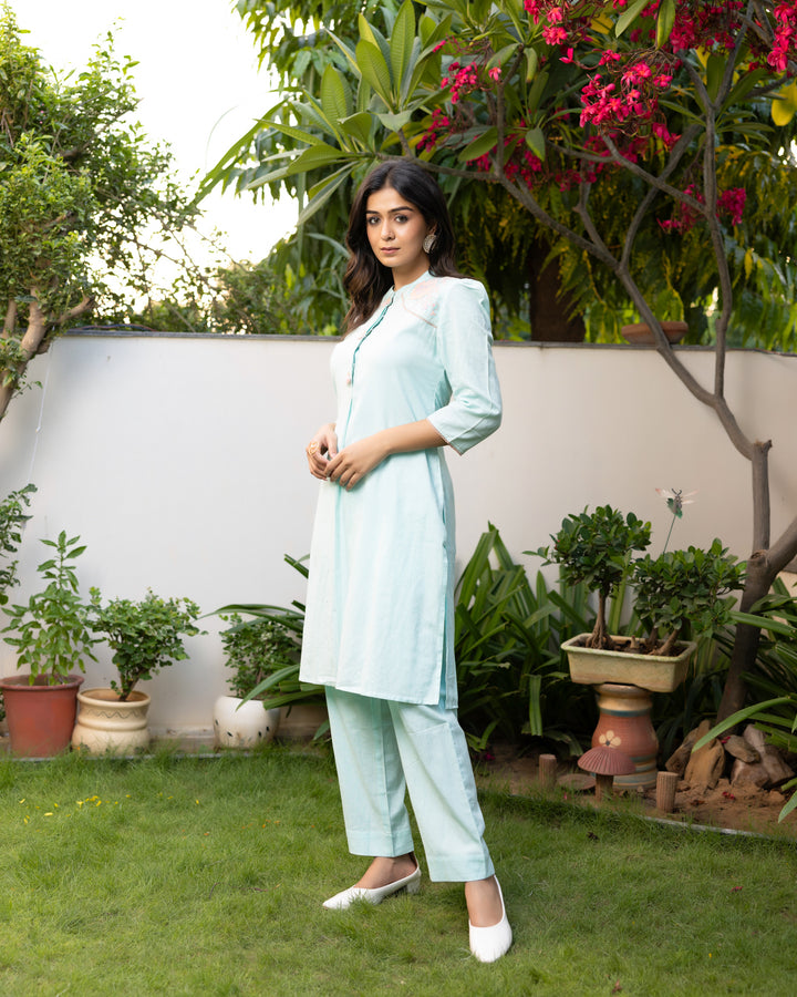 Sky Serenity Kurta Set