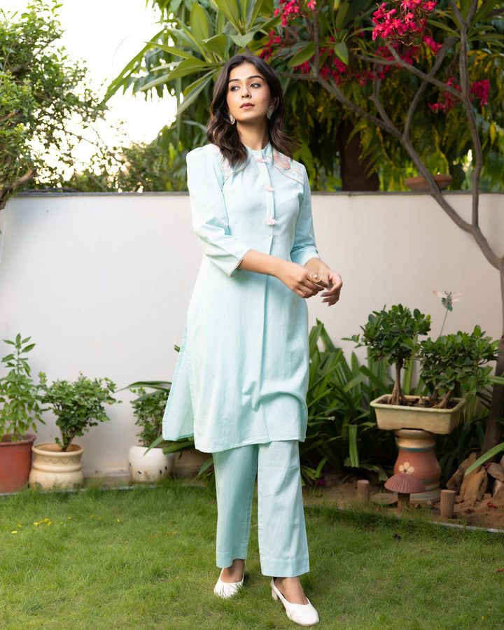 Sky Serenity Kurta Set