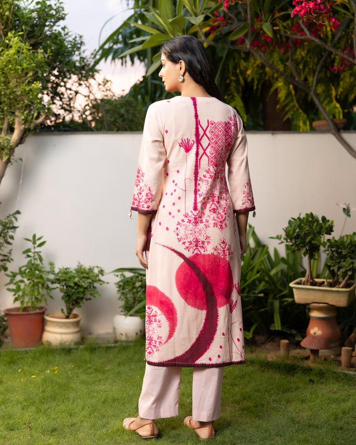 Blushing Pink Floral suit set