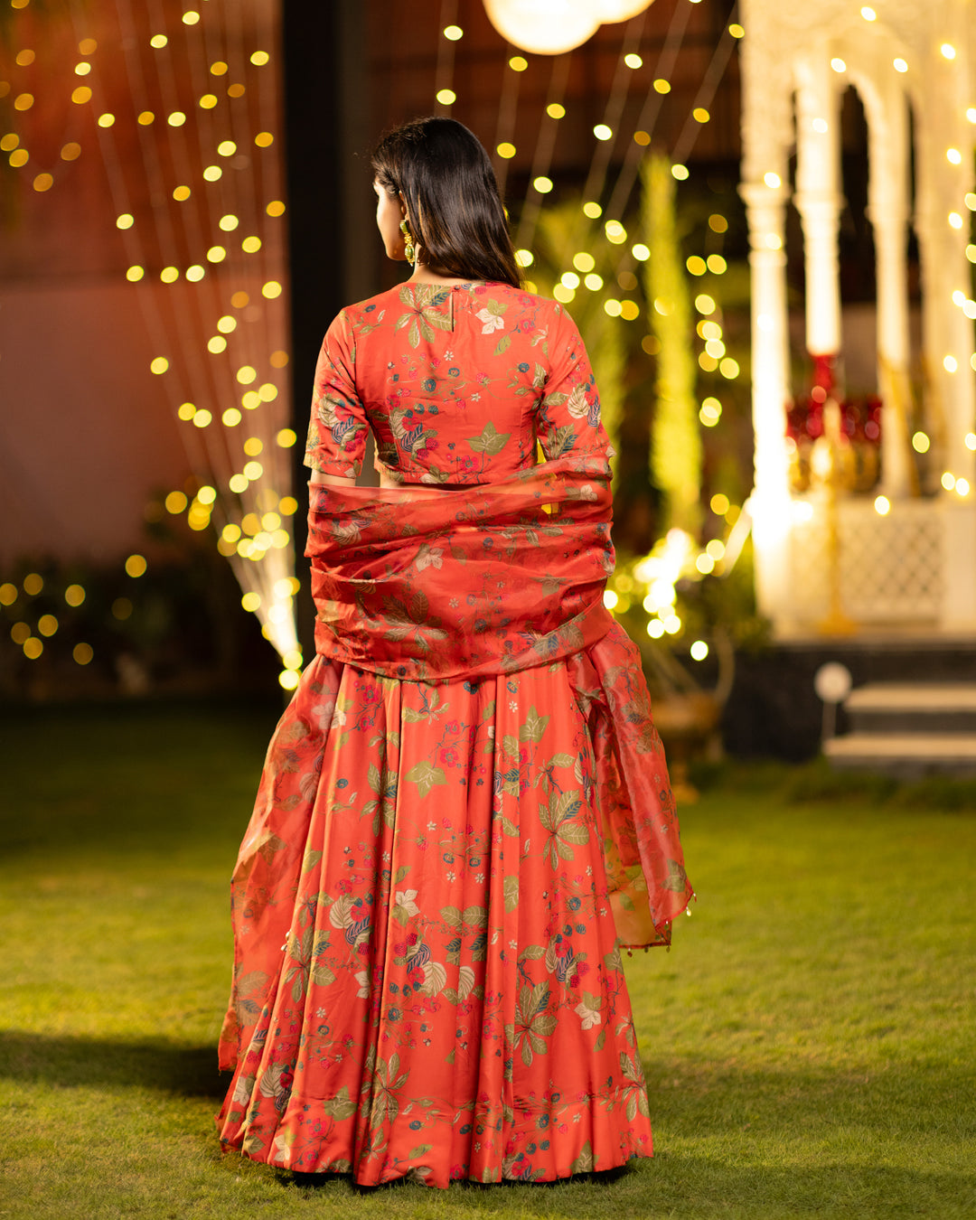 Ruby Garden Lehenga Set