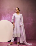 Lady in Lavender Suit